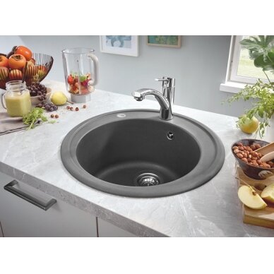 Grohe plautuvė K200, spalva pilka granito, skersmuo 51 cm 2