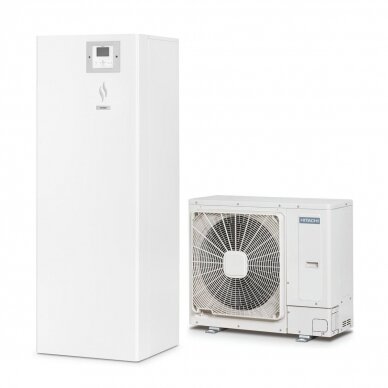 HITACHI ŠILUMOS SIURBLYS  YUTAKI SCOMBI RWD4.0 + RAS4.0-1 11KW