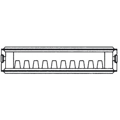 Renovacinis plieninis radiatorius HM 21C-AT-55-1000, prijungimas šoninis 1